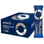 Amacx Caja De Barritas Energéticas Coco Avena 50g 12 Unidades