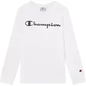 Champion Camiseta azul oscuro / blanco