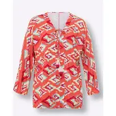 HEINE Blusa azul claro / amarillo pastel / coral