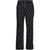 Ralph Lauren Pantalón de pijama negro / blanco