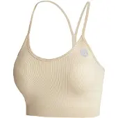 Yeaz Top deportivo 'Charm' ecru / gris