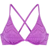LASCANA Top de bikini lila