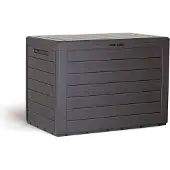 Prosperplast Caja de jardín Prosperplast WOODEBOX, color marrón, 190 litros