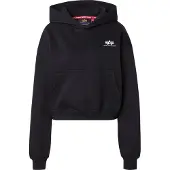 Alpha industries Sudadera negro / blanco