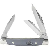 Buck Cadet 0303GYS2 Satin 420HC, Gray Synthetic Nickel Silver, navaja