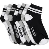 We fashion Calcetines gris / negro / blanco
