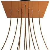 Creative Cables Krovnq4010f108 Xxl Rose-one Square Satin-kit De Cobre Rosado