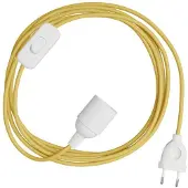 Creative Cables Portalámparas Snakebis E14 Con Cable 3 M
