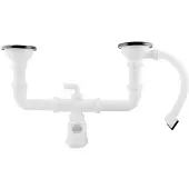 Artic 1/2" Sifón Doble Con Rebosadero