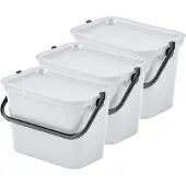 Wellhome Papelera De Reciclaje Moda 5l 3 Unidades