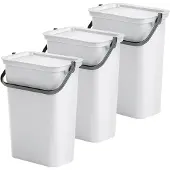 Wellhome Papelera De Reciclaje Moda 10l 3 Unidades