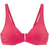 LASCANA Top de bikini púrpura