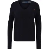Ralph Lauren para mujer. 211971866003 Jersey de cachemira y lana marino (XL), Casual, Manga larga, outlet 2026.