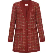 IZIA Blazer azul / naranja / rojo carmesí