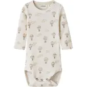 Lil´ Atelier Pijama entero/body 'NBNGavo' crema / brocado / gris oscuro