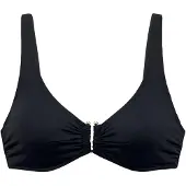 LASCANA Top de bikini negro