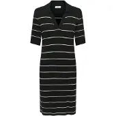 JDY Vestido 'JDYBloom' negro / blanco