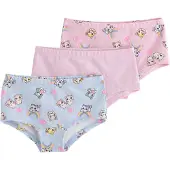 Lindex Calzoncillo 'Kawaii' azul pastel / amarillo / lila pastel / rosa
