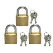 Goldenship Candado Marino 3 Unidades