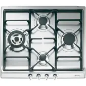 Smeg Placa De Gas Sr60ghs 60 Cm 4 Fuegos