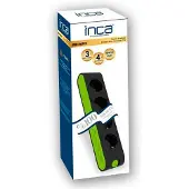 Inca IPW-44SY3 Steckdosenleiste IPW-44SY3 5fach, LED Anz. Black 3,0m
