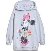 Desigual , Vestido sudadera Minnie Mouse, Algodon, Negro, 11/12