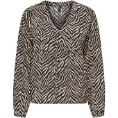 ONLY Blusa 'ONLNova' beige / negro