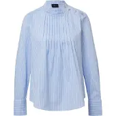 s.Oliver Black Label Blusa azul claro / blanco
