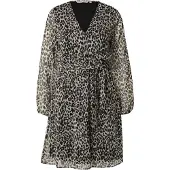 ONLY Vestido camisero 'ONLCera' crema / gris oscuro / negro