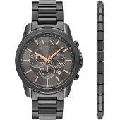 Armani Exchange Reloj analógico bronce / antracita