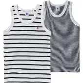 Petit Bateau Camiseta térmica azul noche / blanco