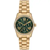 Michael Kors Reloj analógico 'LEXINGTON' oro / esmeralda