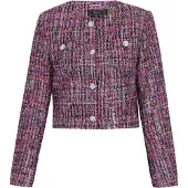Faina Blazer fucsia / púrpura / melón / negro