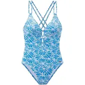 Venice beach Traje de baño azul / blanco
