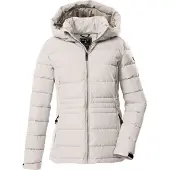 Killtec Chaqueta de montaña 'KOW 10' gris claro / blanco