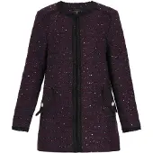 Faina Blazer lila oscuro