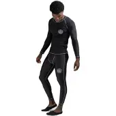 Benlee Calzoncillo largo 'Manorburn' negro / blanco