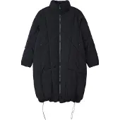 Selfhood - Women's Long Puffer - Abrigo size M, negro