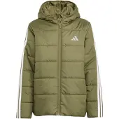 Adidas adidasChaqueta acolchada Essentials 3 Stripes 140 Olive Strata / White Niño