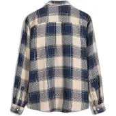 Desigual , Camisa cuadros, Algodon, Azul, L