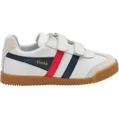 Gola Zapatillas HARRIER LEATHER VELCRO niño - Blanco - 28