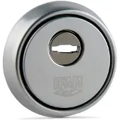 Ifam Escudo ES610CM, color plateado, acero, diámetro 64 mm, cromado