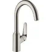 Hansgrohe M42, lavabo, acero inoxidable
