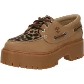 Timberland Stone Street Boat Shoe Medium Beige Nubuck Talla: 37 | Outlet | Mujer | Marrón