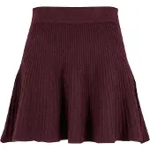 Noisy May Falda 'NMNola' rojo vino