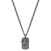Police Collana elegante in acciaio con cristalli Vigor PEAGI2214501