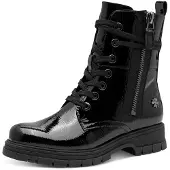 Marco Tozzi Botines con cordones negro
