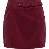 ONLY Falda 'ONLNessa' rojo vino