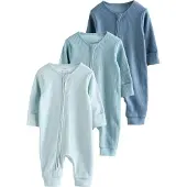 Next Pijama entero/body zafiro / azul oscuro / azul pastel