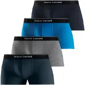 Bruno Banani Calzoncillo boxer azul / azul noche / gris moteado / negro